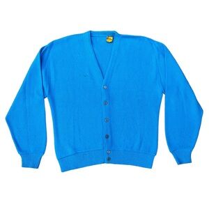 Vintage Aqua Blue Cardigan